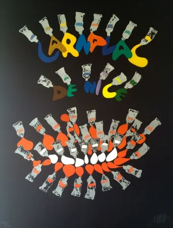 石版画 Arman - Carnaval de Nice