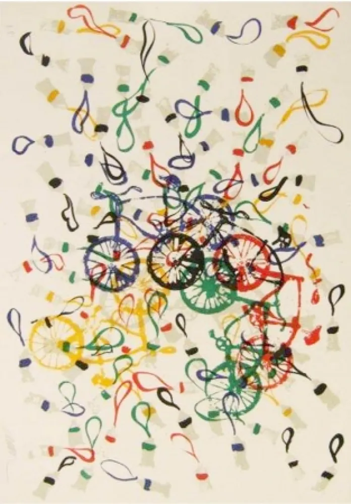 石版画 Arman - Composition