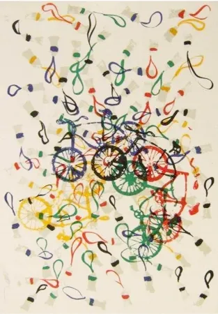 石版画 Arman - Composition