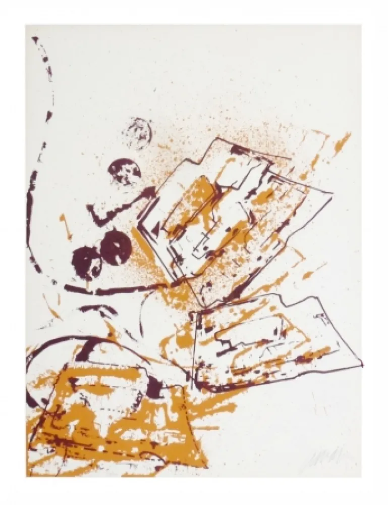 石版画 Arman - Fer à repasser