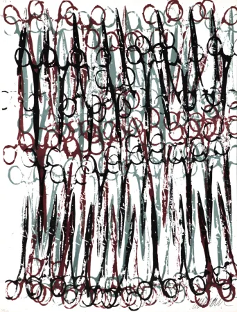 石版画 Arman - Gothic