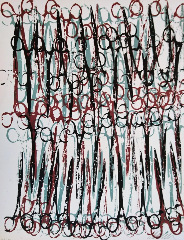 石版画 Arman - Gothic