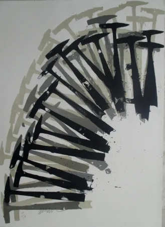 石版画 Arman - Hammers