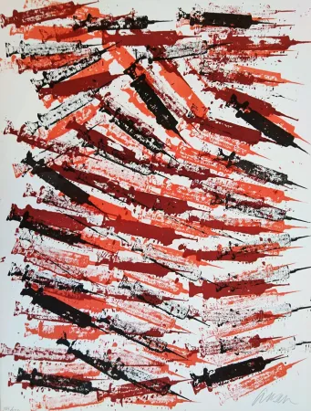 石版画 Arman - Hypored