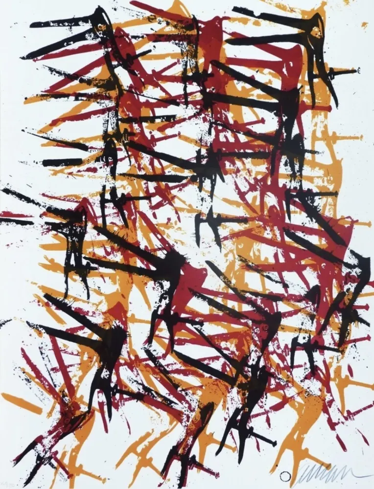 石版画 Arman - Inside story