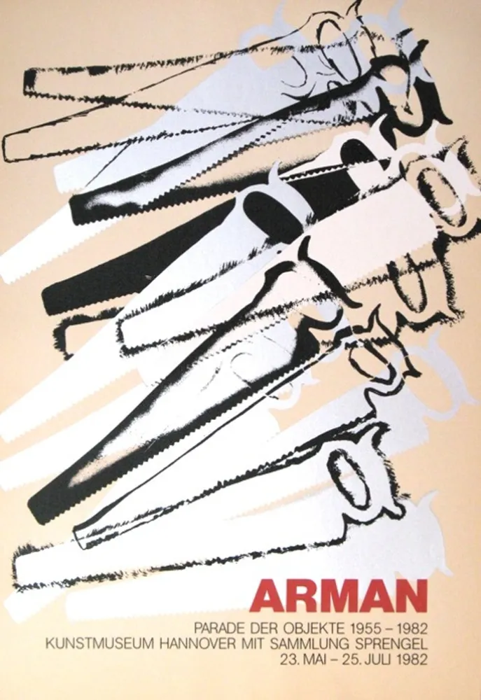 丝网印刷 Arman - '' Le Parade des Objets ''