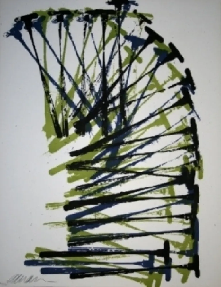 石版画 Arman - Marteaux