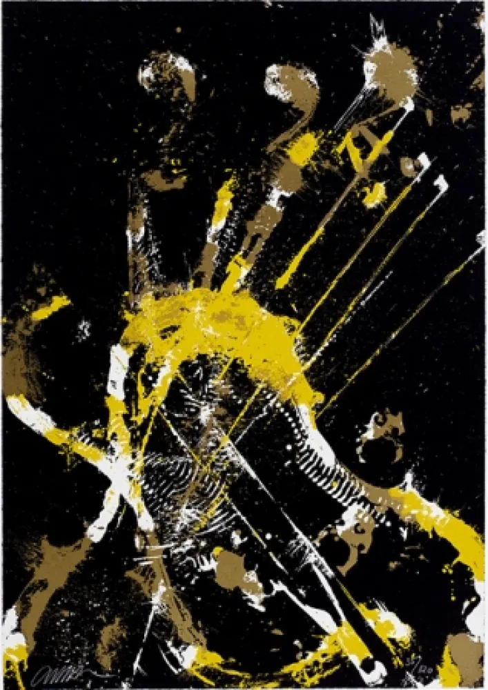 丝网印刷 Arman - Melody for Strings 2