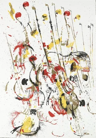 丝网印刷 Arman - Melody for Strings III