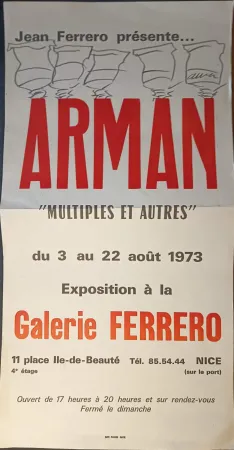 海报 Arman - '' Multiples et Autres ''