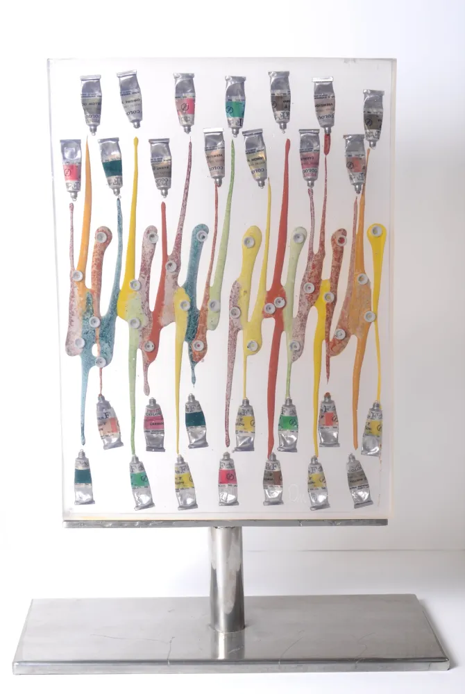 无技术 Arman - Paint Tubes, circa 1967 - Hand-signed