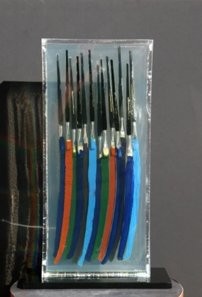 石版画 Arman - Paintbrushes I