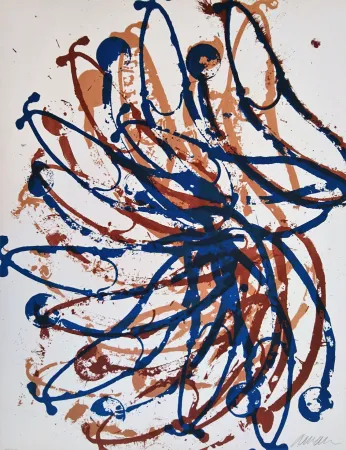 石版画 Arman - Rien ne bat plus !