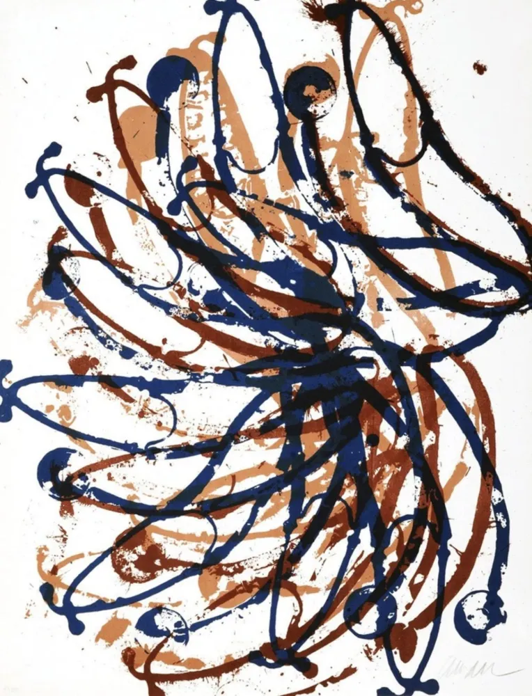 石版画 Arman - Rien ne bat plus