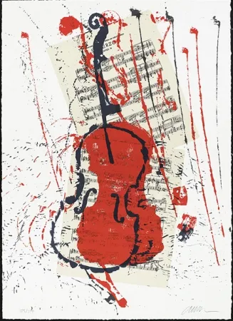 丝网印刷 Arman - Scherzo opus 31