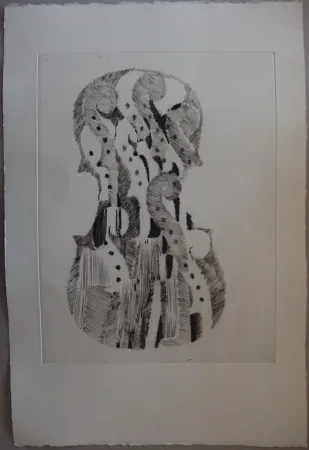 干刻版画 Arman - Traité du Violon - 10 gravures