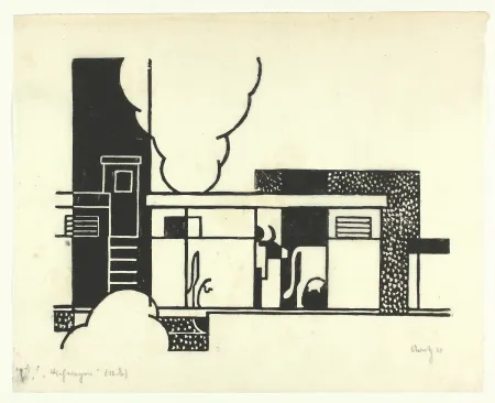 木刻 Arntz - Viehwagen (Cattle wagon)