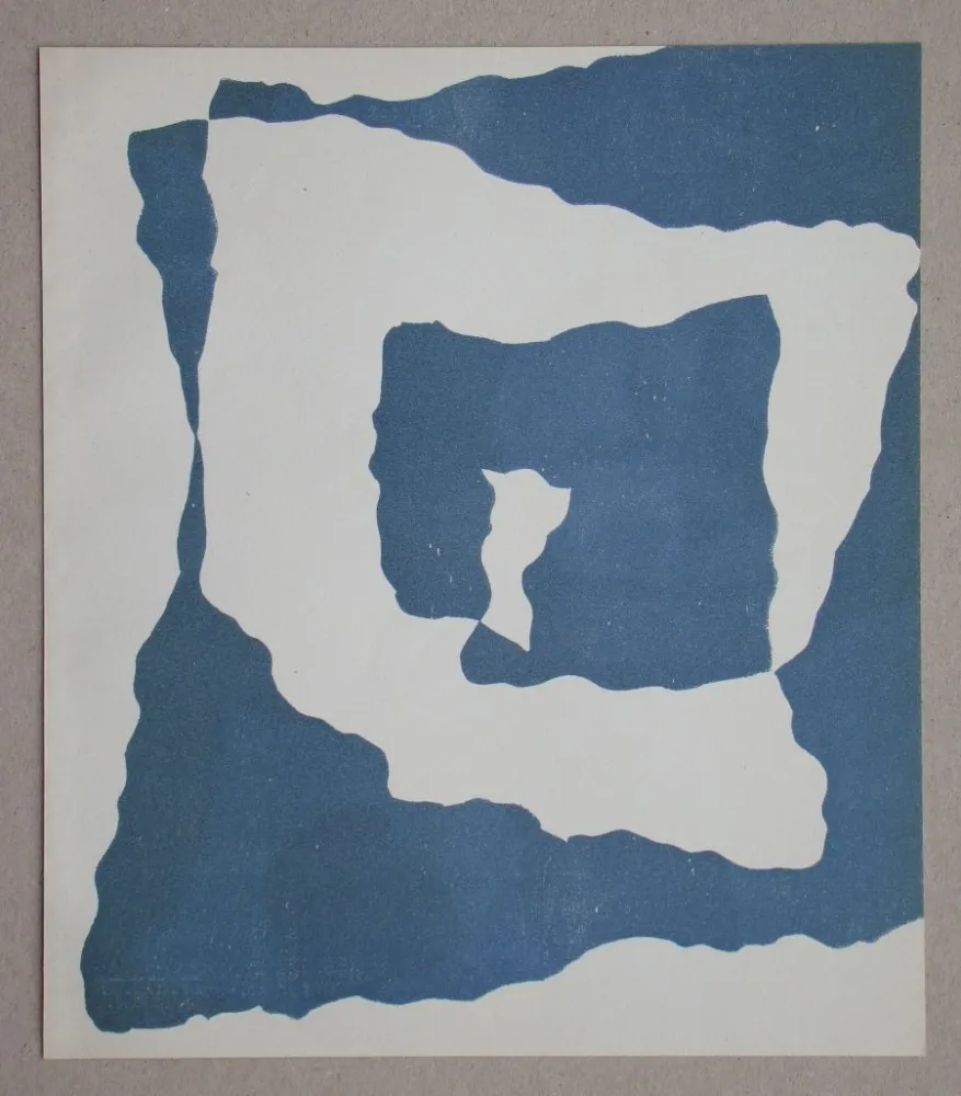 木刻 Arp - Configuration I, 1949