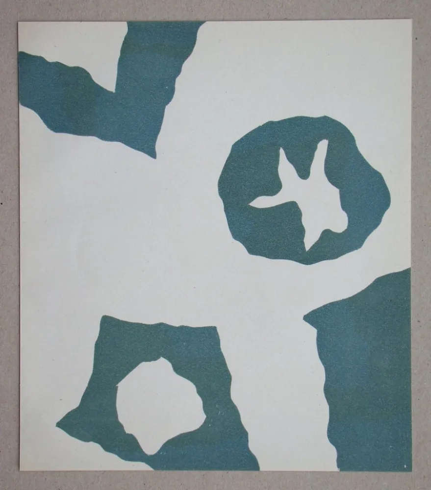 木刻 Arp - Configuration II, 1949