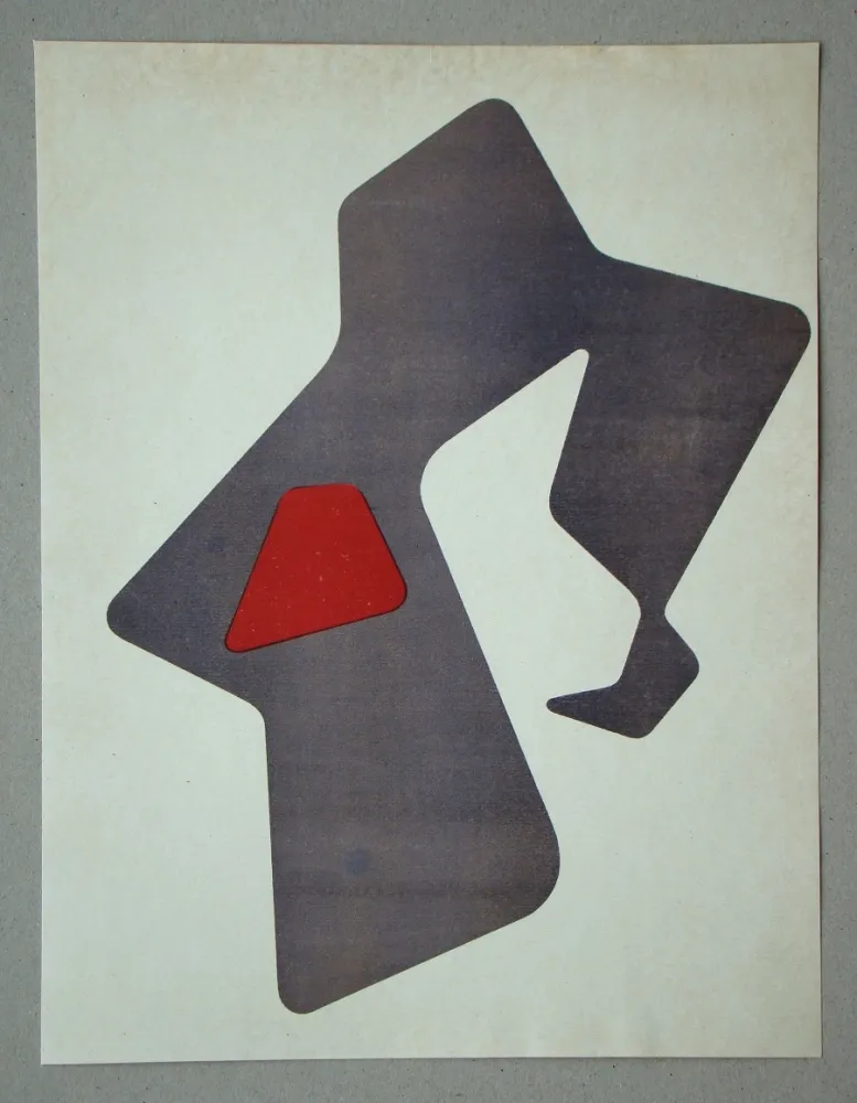 石版画 Arp - Heaume