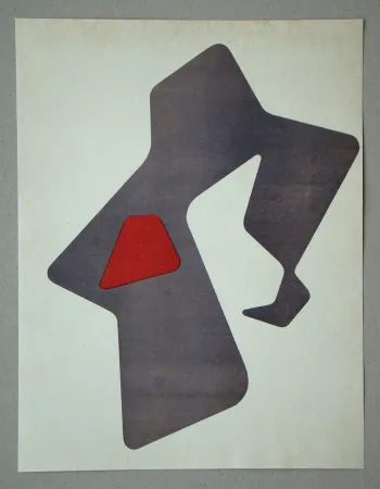 石版画 Arp - Heaume