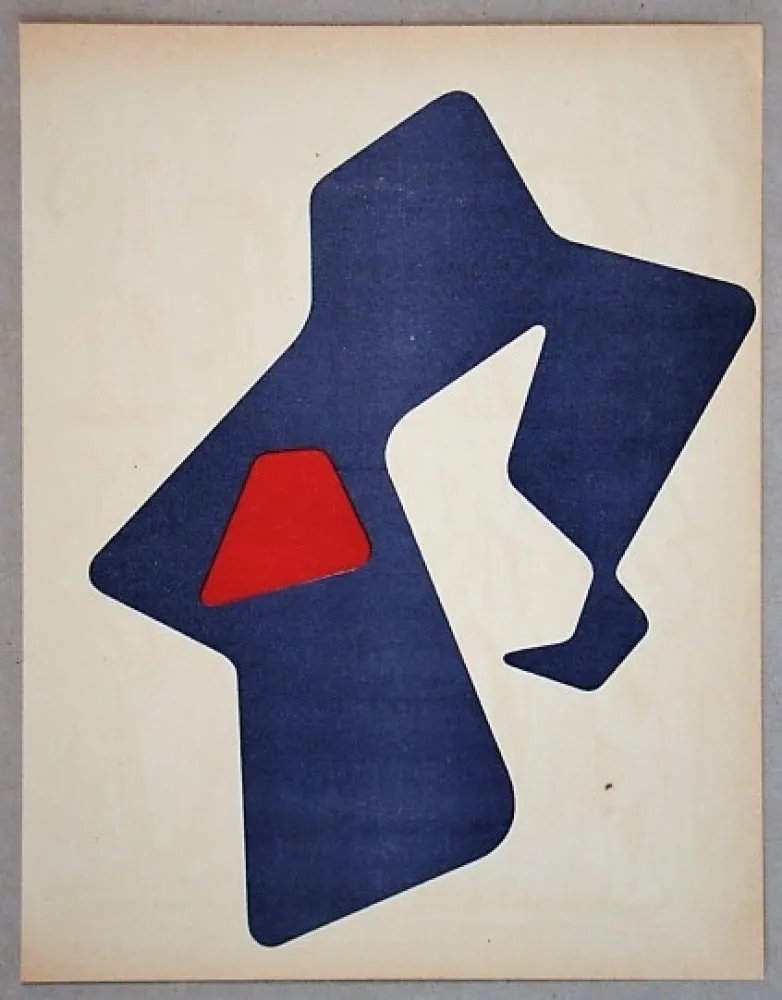 石版画 Arp - Heaume