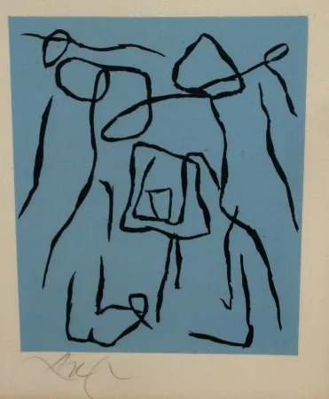 木刻 Arp - Le rideau