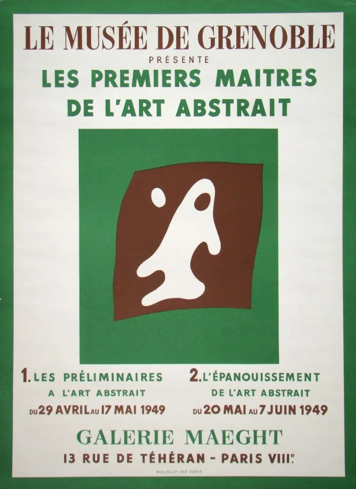海报 Arp - Les premiers maîtres de l'art abstrait