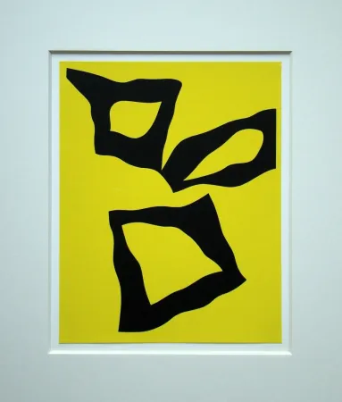 丝网印刷 Arp - Placé selon les lois du hasard - 1951