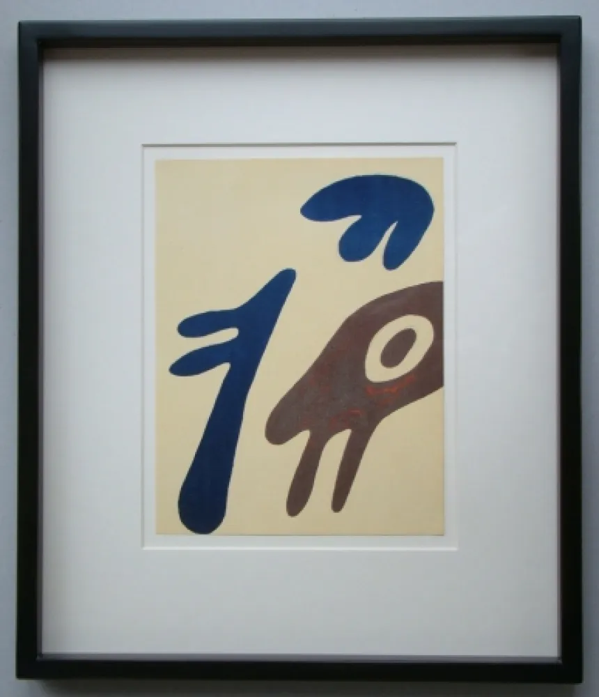 石版画 Arp - Trois éléments