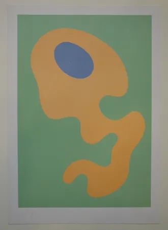 石版画 Arp - Wolkengeschöpf