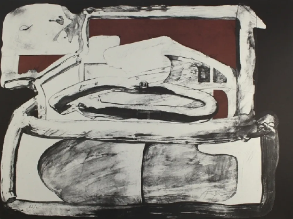 石版画 Arranz-Bravo - Casa morena