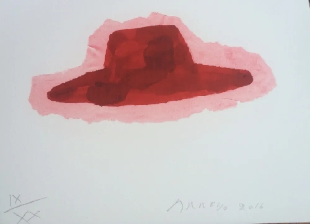 石版画 Arroyo - Chapeau
