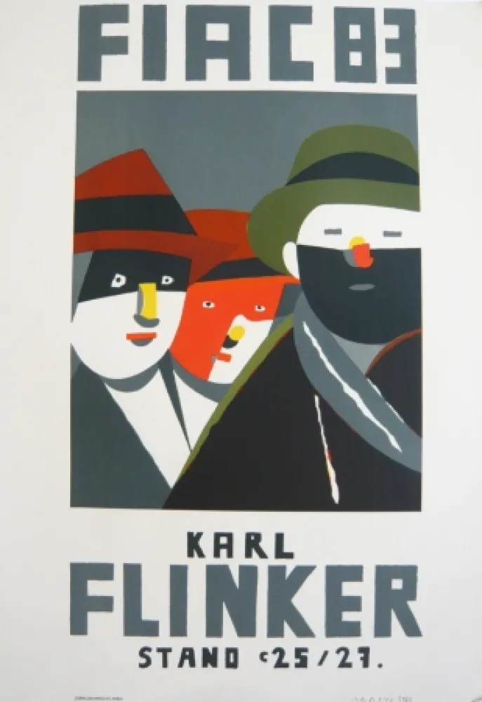 石版画 Arroyo - FIAC 1983