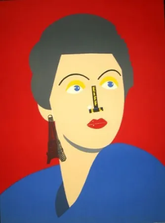 石版画 Arroyo - Homenaje a la Torre Eiffel