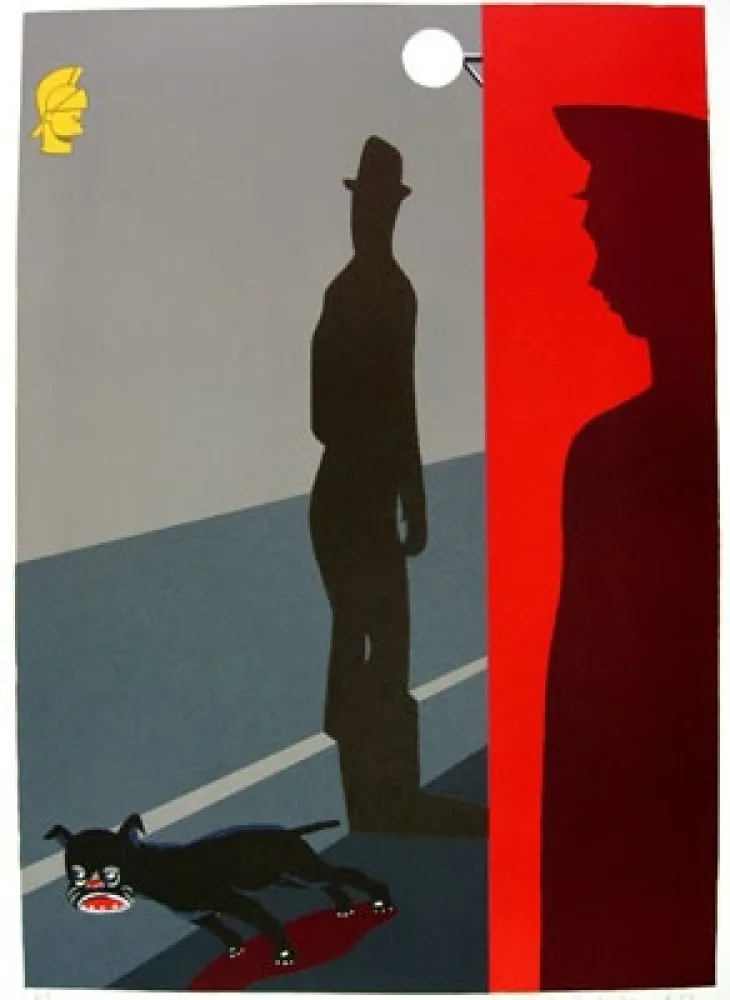 石版画 Arroyo - LA CARRETERA