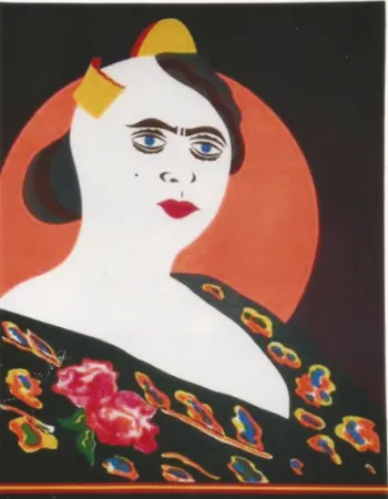 石版画 Arroyo - La moglie del Minatore p. Martinez, Constantina