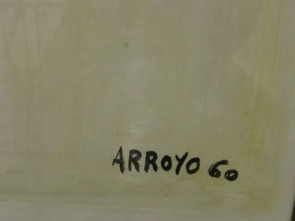 石版画 Arroyo - MATADOR (Detalle de la firma)