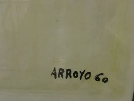 石版画 Arroyo - MATADOR (Detalle de la firma)