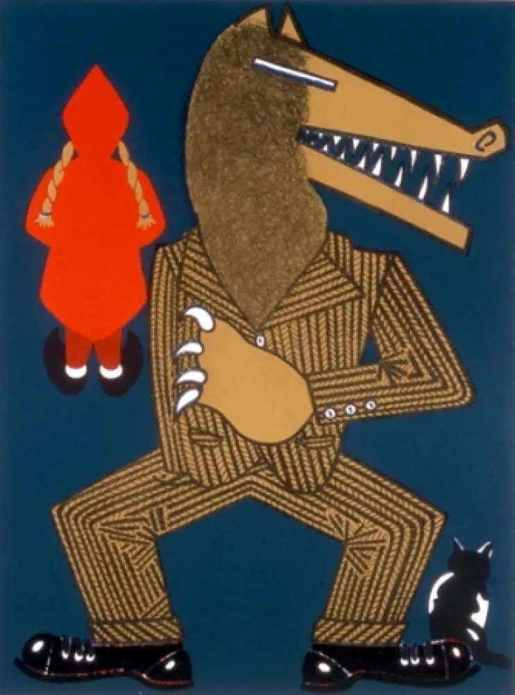 石版画 Arroyo - Petit chaperon rouge