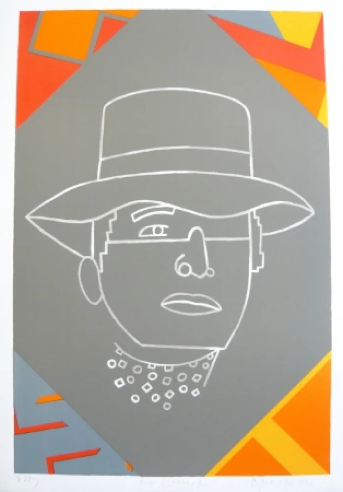 石版画 Arroyo - Portrait