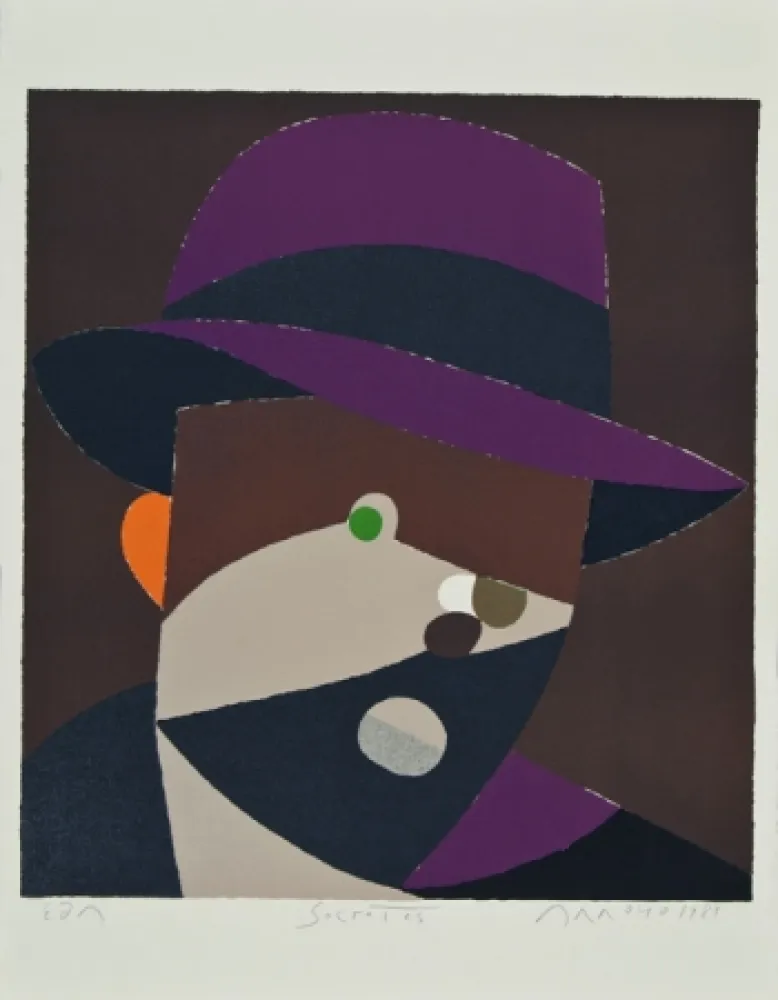 石版画 Arroyo - Sócrates