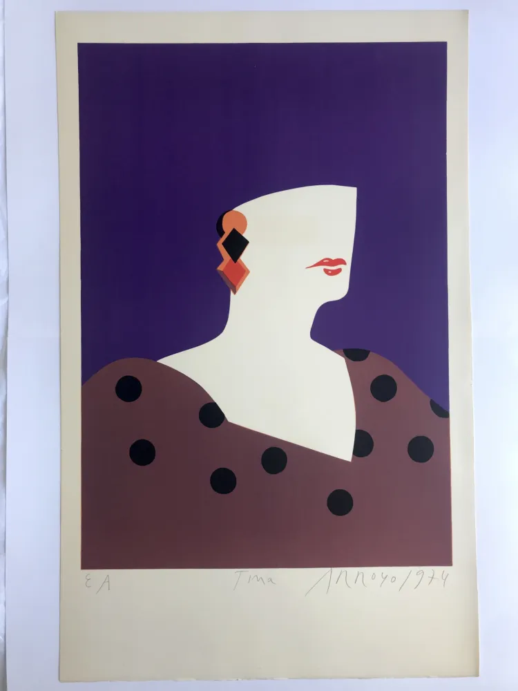 石版画 Arroyo - Tina