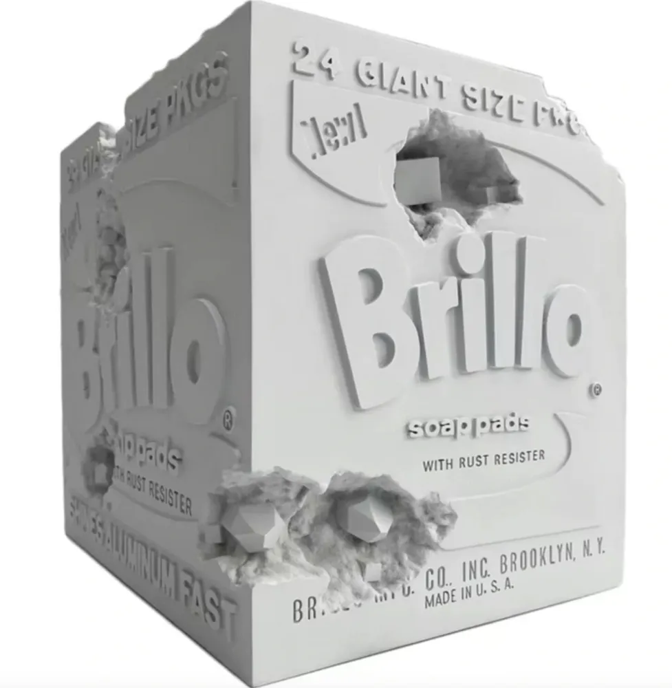 复数作品 Arsham - Eroded Brillo Box Figure