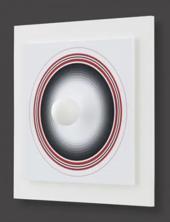 单版画 Asis - Asistype 1 - boule sur cercle