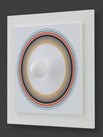 单版画 Asis - Asistype 10 - boule sur cercle