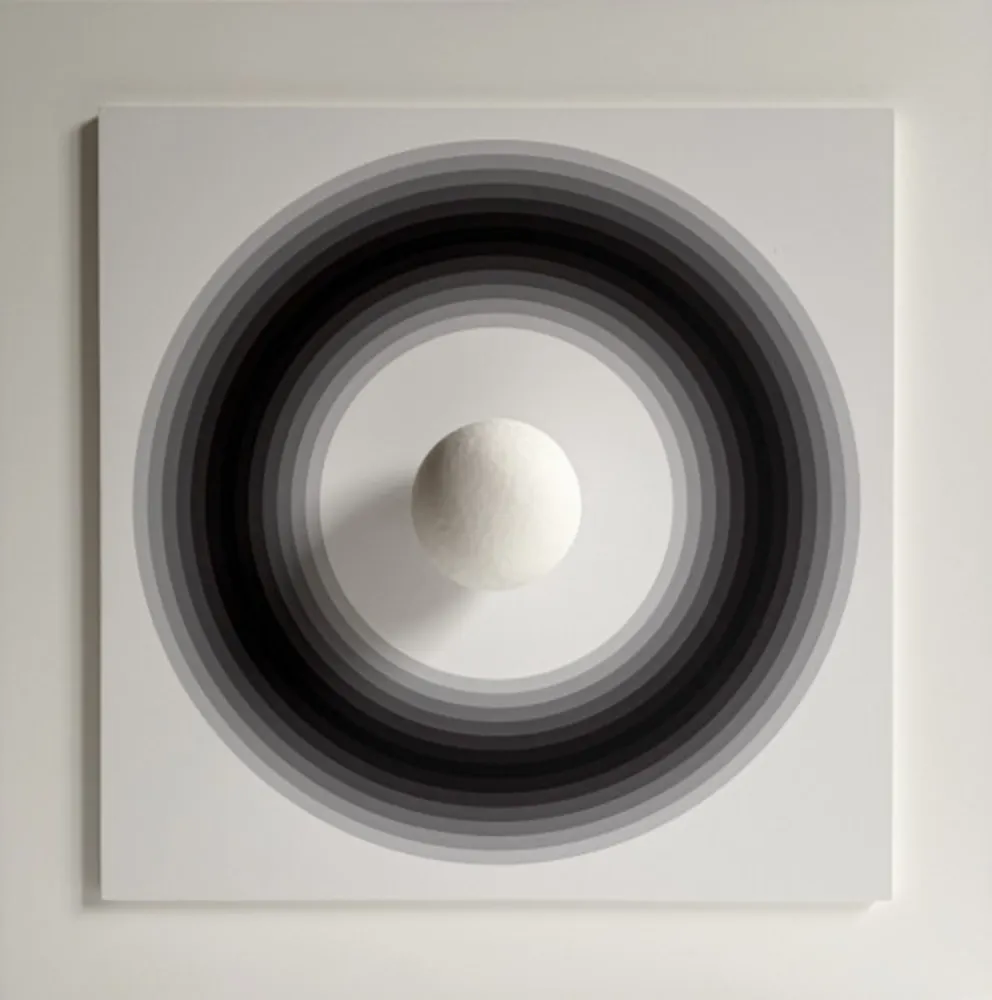 单版画 Asis - Asistype 11 – boule sur cercle