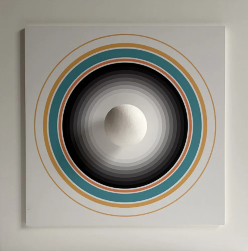 单版画 Asis - Asistype 15 – boule sur cercle