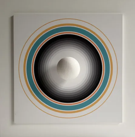 单版画 Asis - Asistype 15 – boule sur cercle