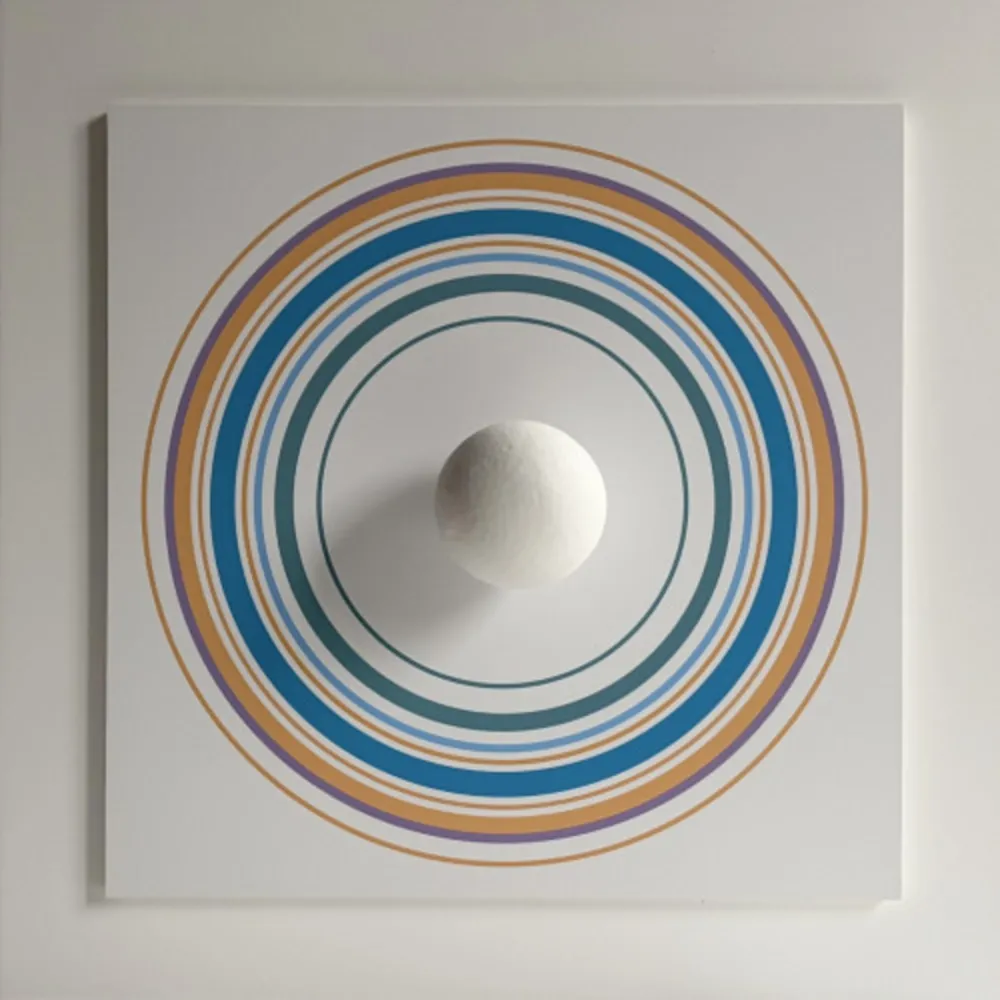 单版画 Asis - Asistype 16 – boule sur cercle